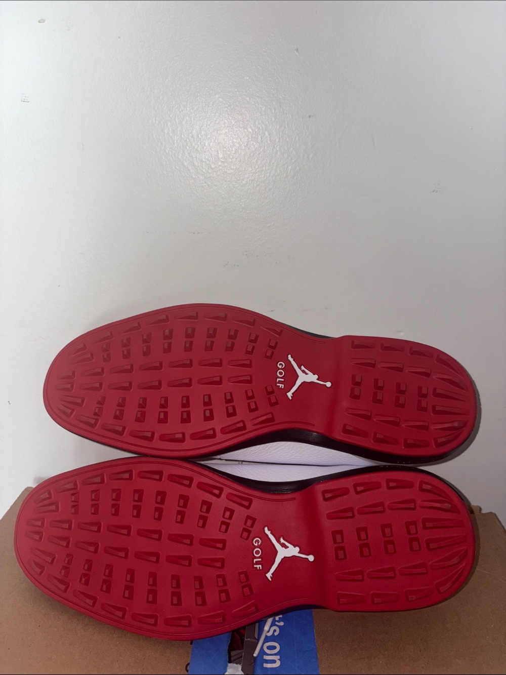 Jordan Men’s White and Red Slip-On Golf Shoes size 12 - Picture 5 of 5